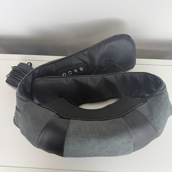 Shiatsu Neck Shoulder Back Kneading Muscle Electric Heat Deep Tissue Massager - Picture 2 of 7